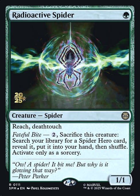 Radioactive Spider - Foil - Prerelease Promo