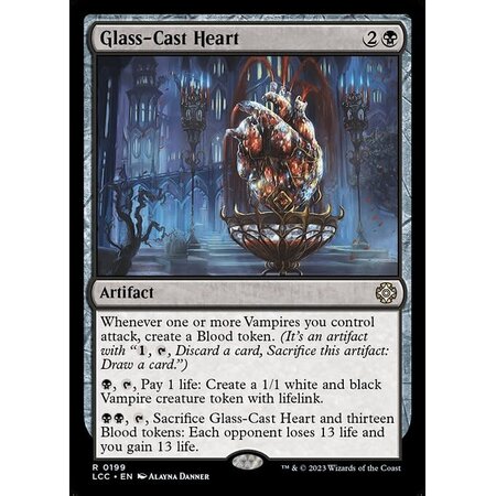 Glass-Cast Heart