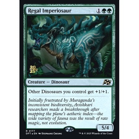 Regal Imperiosaur - Foil - Prerelease Promo