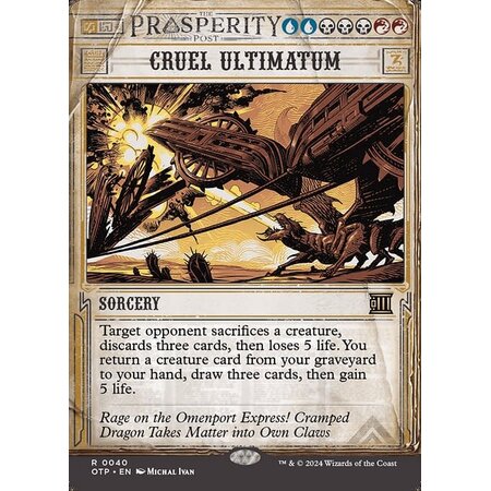 Cruel Ultimatum - Foil