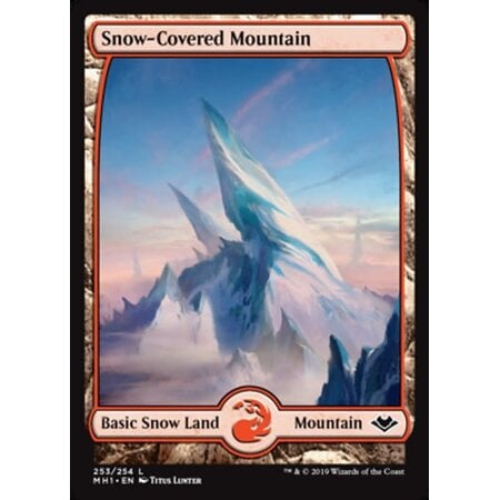 Snow-Covered Mountain - Full Art (253)
