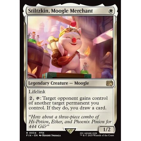 Stiltzkin, Moogle Merchant