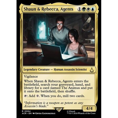 Shaun & Rebecca, Agents