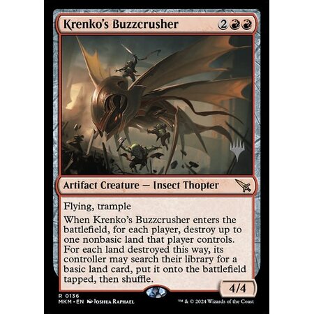 Krenko's Buzzcrusher - Foil - Promo Pack