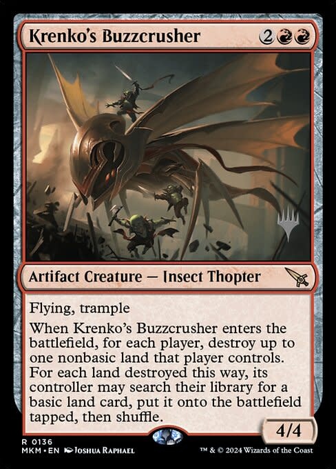 Krenko's Buzzcrusher - Foil - Promo Pack
