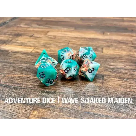 Sharp-Edge Resin RPG Set - Wave-Soaked Maiden