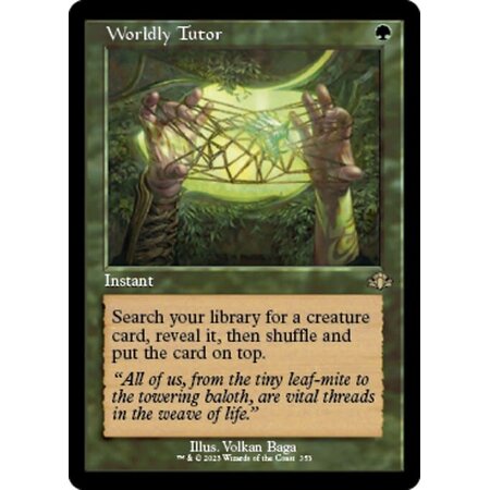 Worldly Tutor