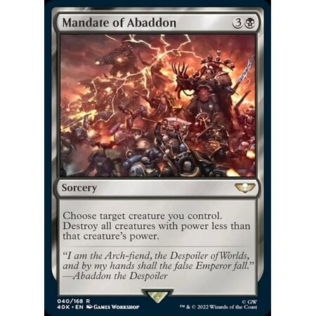Mandate of Abaddon