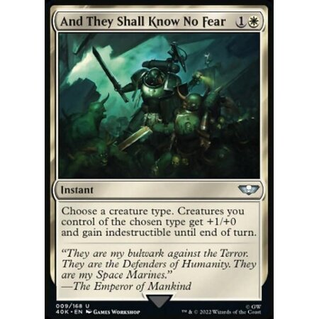 And They Shall Know No Fear