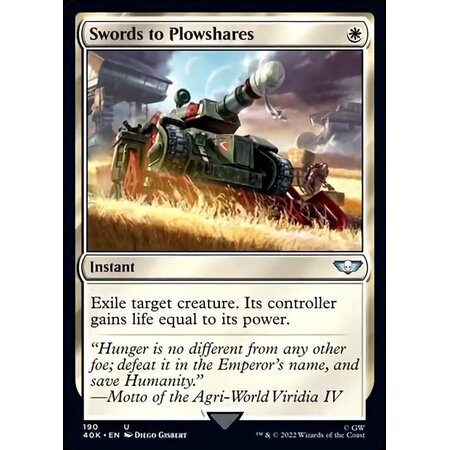 Swords to Plowshares