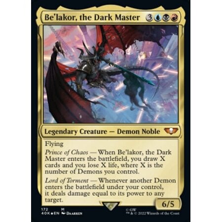 Be'lakor, the Dark Master (172) - Foil