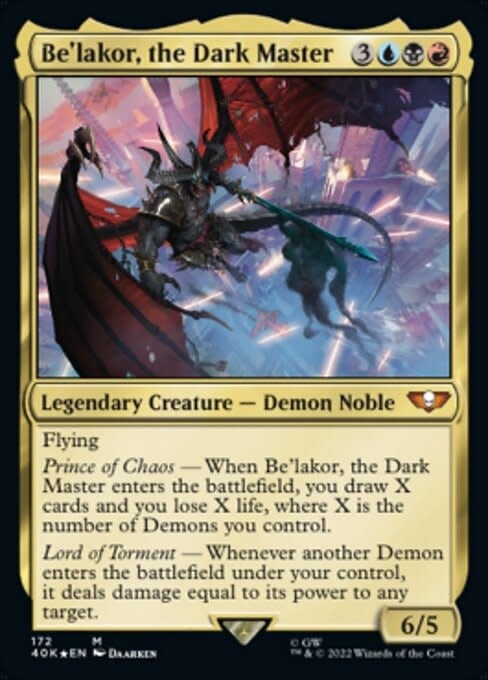 Be'lakor, the Dark Master (172) - Foil