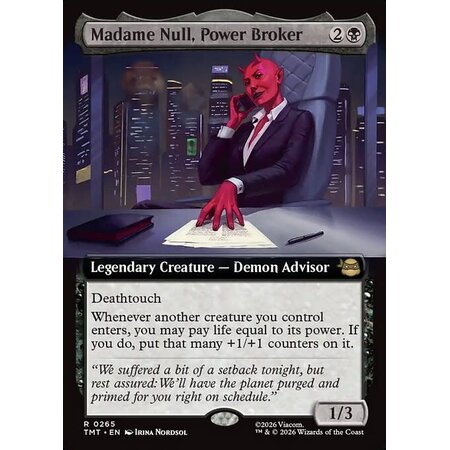 Madame Null, Power Broker
