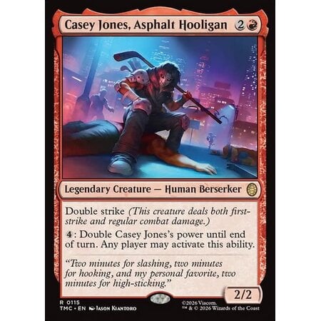 Casey Jones, Asphalt Hooligan