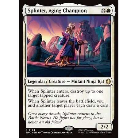 Splinter, Aging Champion
