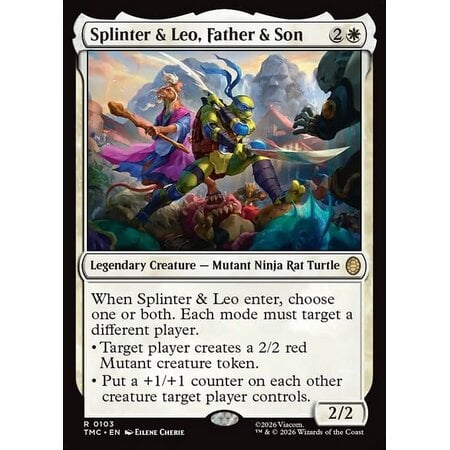 Splinter & Leo, Father & Son
