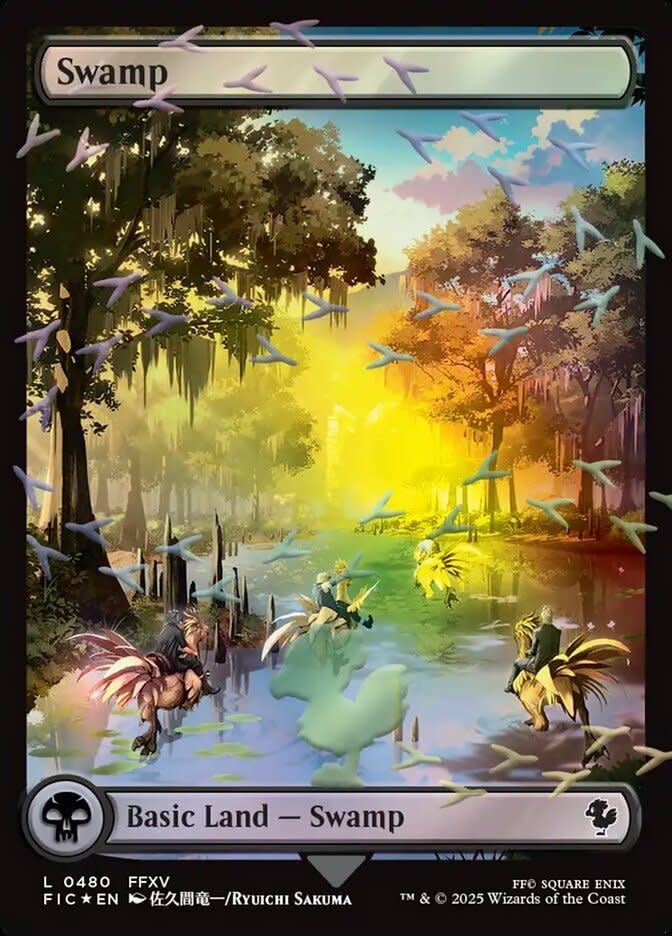 Swamp Full Art (480) - Chocobo Track Foil