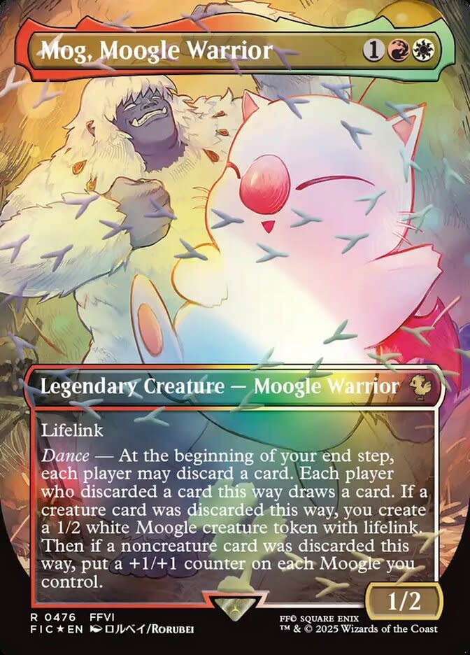 Mog, Moogle Warrior - Chocobo Track Foil