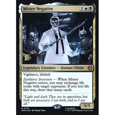 Mister Negative - Foil - Prerelease Promo