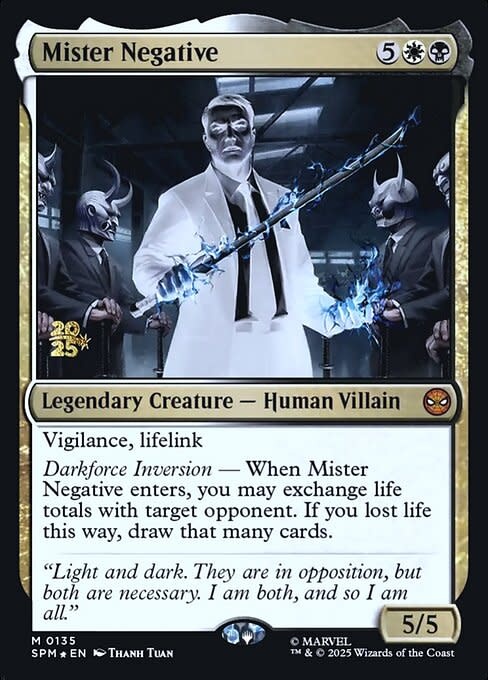 Mister Negative - Foil - Prerelease Promo
