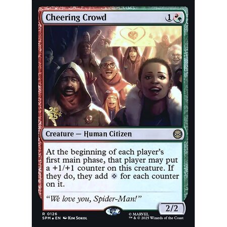 Cheering Crowd - Foil - Prerelease Promo