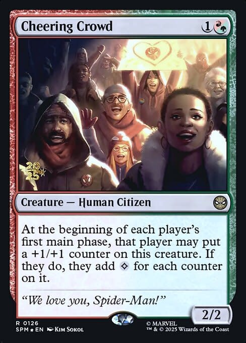 Cheering Crowd - Foil - Prerelease Promo