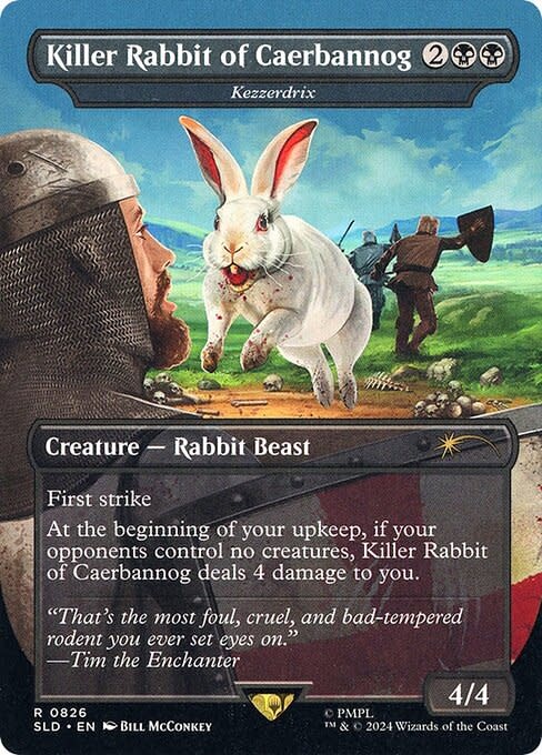 Kezzerdrix (Killer Rabbit of Caerbannog) - Foil