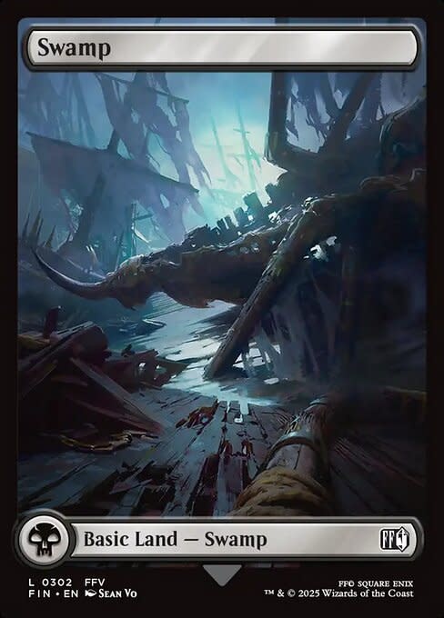 Swamp (302) - Full Art