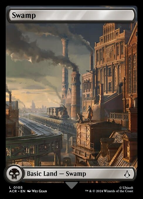 Swamp (105) - Full Art - Foil