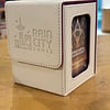 Rain City Games Logo Deck Box - Single Deck with Window (White/Purple)
