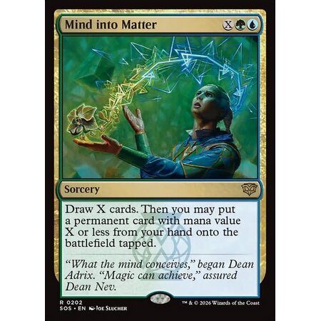 Mind into Matter