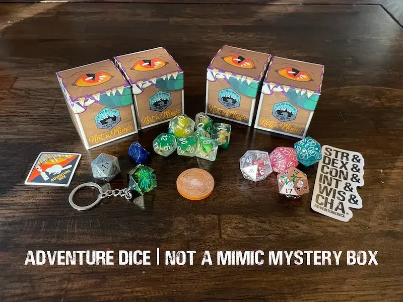 Not-A-Mimic Mystery Dice Box - Pride!
