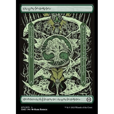 Forest (271) - Full Art (Phyrexian) - Foil