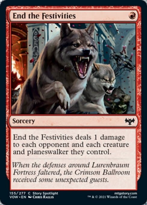 End of Festivities - Foil