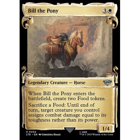 Bill the Pony - Silver Foil
