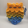 Crocheted Dragon Egg Dice Bags
