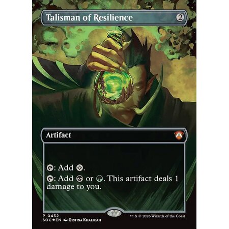 Talisman of Resilience - Foil - Codex Bundle Promo