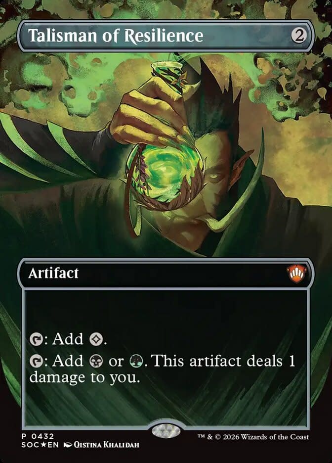 Talisman of Resilience - Foil - Codex Bundle Promo