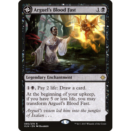 Arguel's Blood Fast // Temple of Aclazotz - Foil