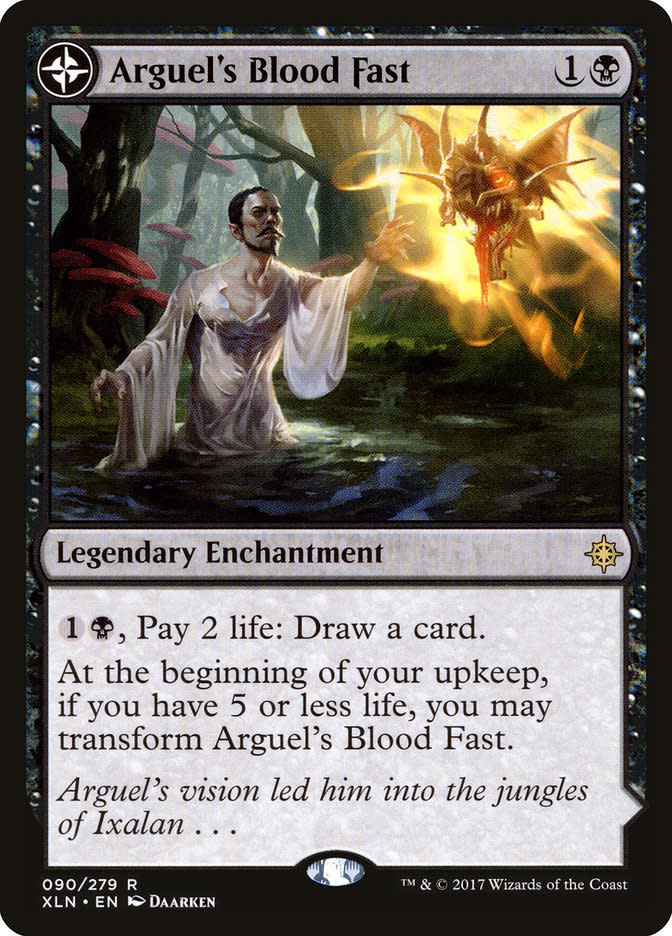 Arguel's Blood Fast // Temple of Aclazotz - Foil