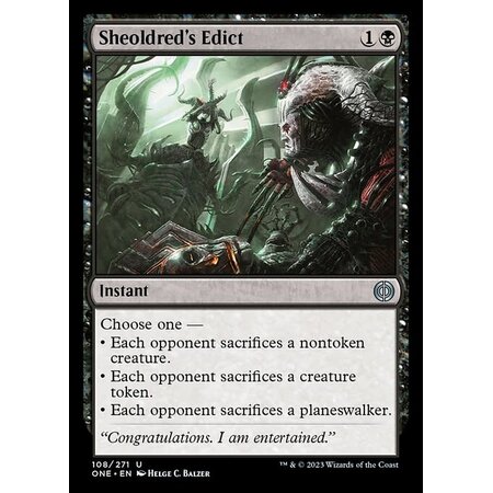 Sheoldred's Edict - Foil