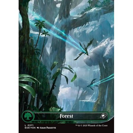 Forest (371) Full Art - Galaxy Foil