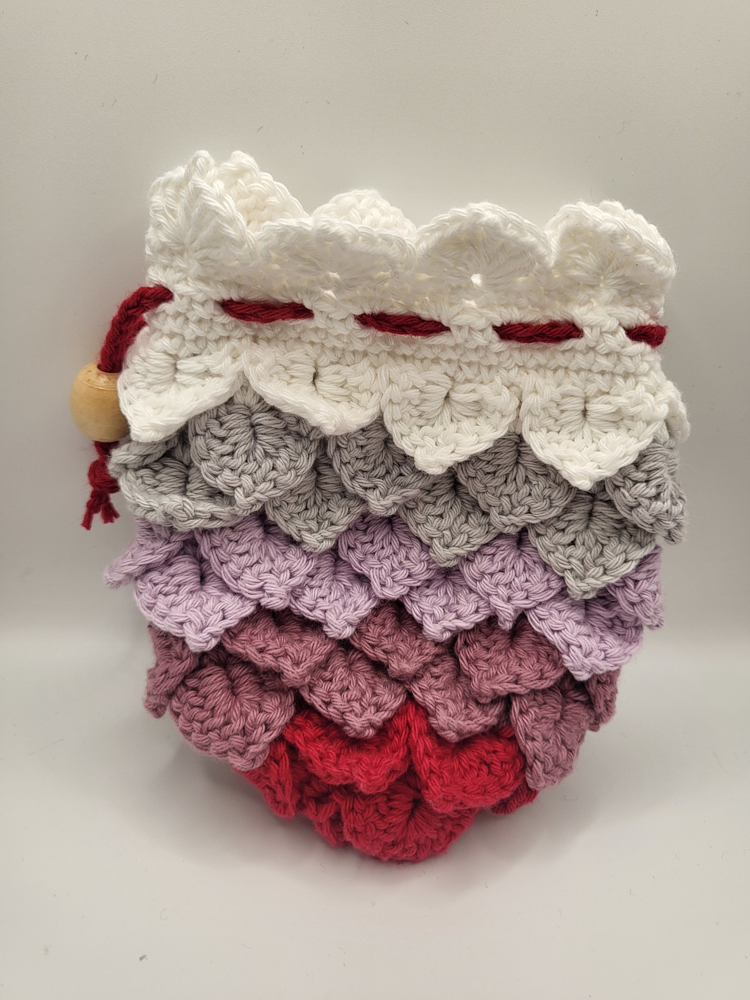 Crocheted Dragon Egg Dice Bags