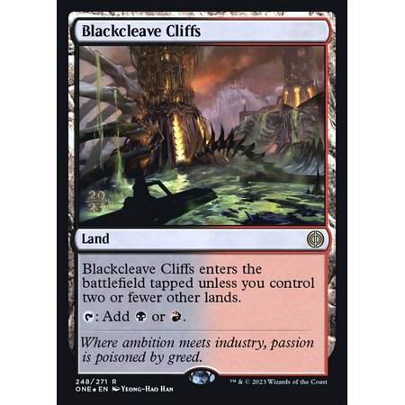 Blackcleave Cliffs - Foil - Prerelease Promo