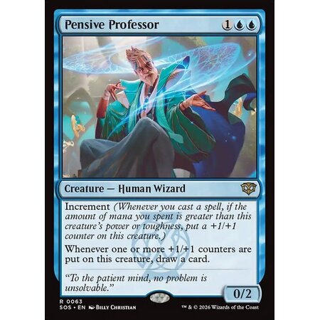 Pensive Professor
