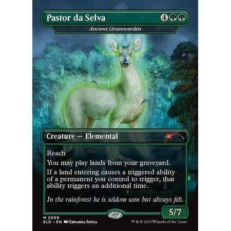 Ancient Greenwarden (Pastor da Selva) - Foil