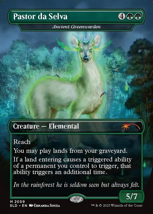 Ancient Greenwarden (Pastor da Selva) - Foil