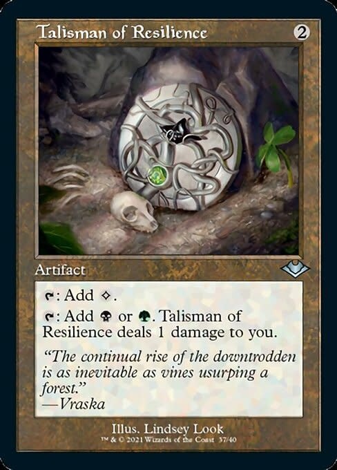 Talisman of Resilience - Foil-Etched