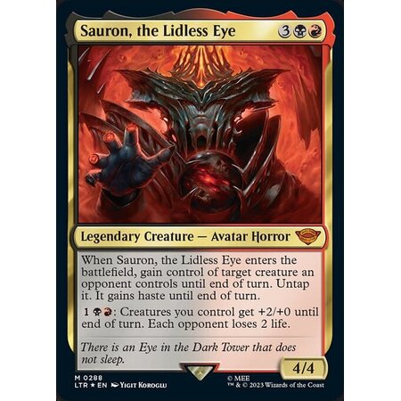 Sauron, the Lidless Eye - Foil