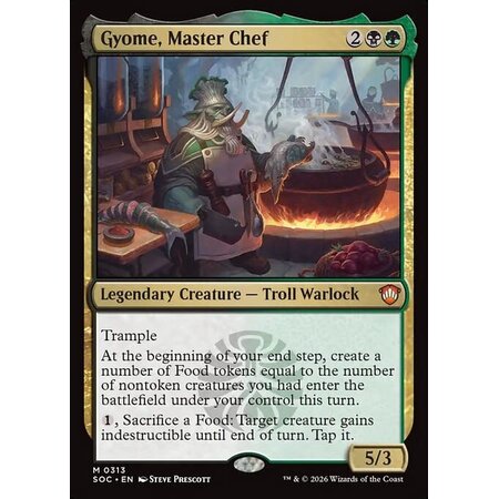 Gyome, Master Chef